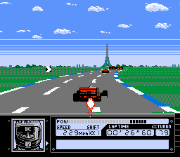 Ретро-игры - Turbo Racing (NES) - Турбо и драйв на пару вечеров